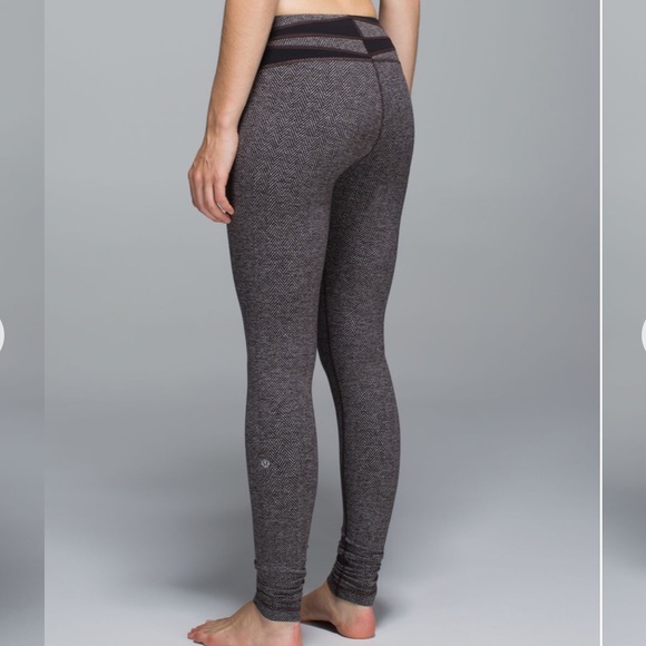 LULULEMON herringbone wunder under pant SIZE 4 - Picture 2 of 16